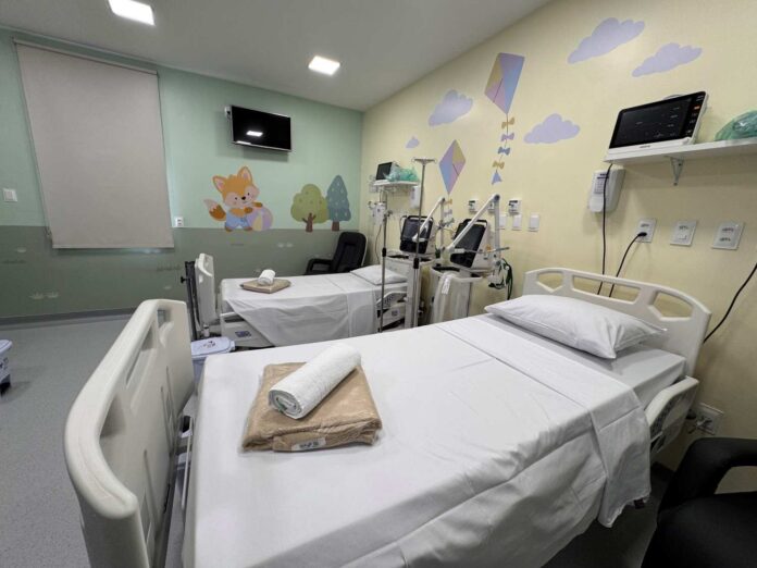 Nova UTI Pediátrica do Hospital Azambuja, em Brusque