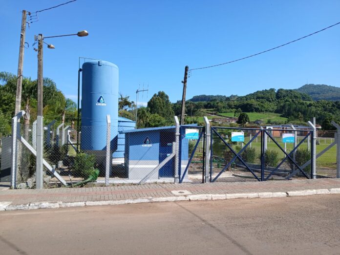 Reservatório de água do sistema de abastecimento de Macieira